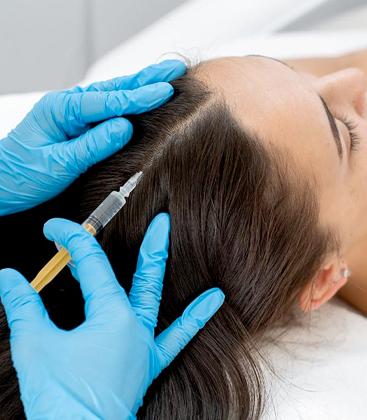 Treatment options for androgenetic alopecia at IHT Clinic
